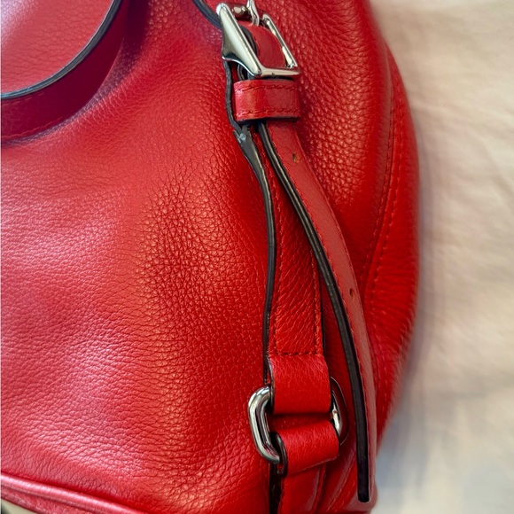 Coach Park Pebbled Leather Turnlock Drawstring Backpack - Picture 10 of 16